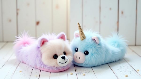 Des pantoufles à tête de teckel, de licorne ou de requin : pourquoi ça marche