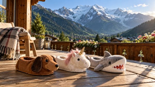 Les pantoufles originales qui font fureur : teckel, licorne, requin
